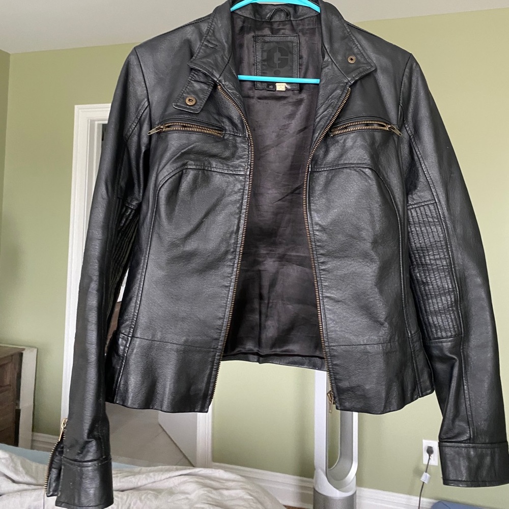 Genuine leather vintage Moto jacket  🏍
